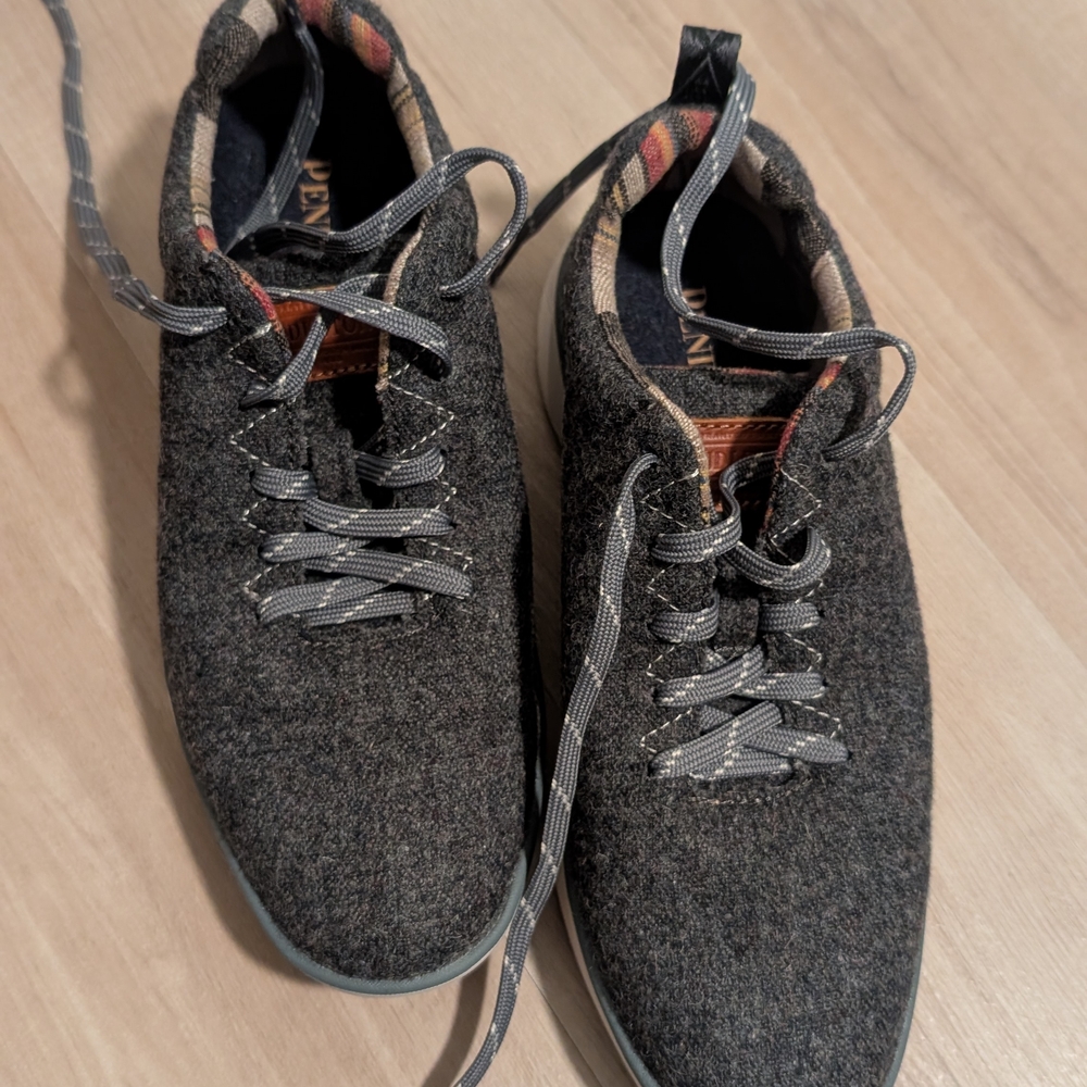Pendleton Gray Wool Sneakers